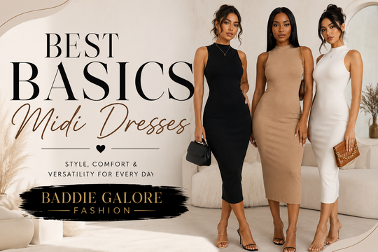 Best Basic Midi Dress for Your Body Shape