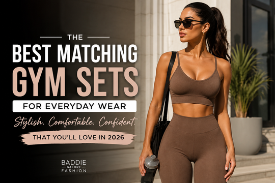 Stylish Matching Gym Sets for Everyday Wear in 2026 showcasing versatility and comfort, perfect for workouts and casual outings.