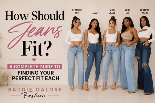Illustration of how jeans should fit according to the ultimate guide on finding jeans that fit perfectly.