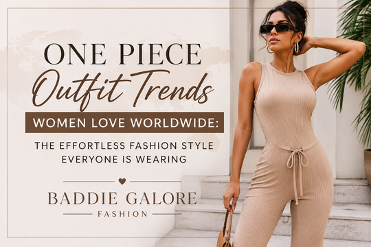 Stylish representation of One Piece Outfit Trends showcasing various designs favored by women worldwide, emphasizing comfort and versatility in modern fashion.