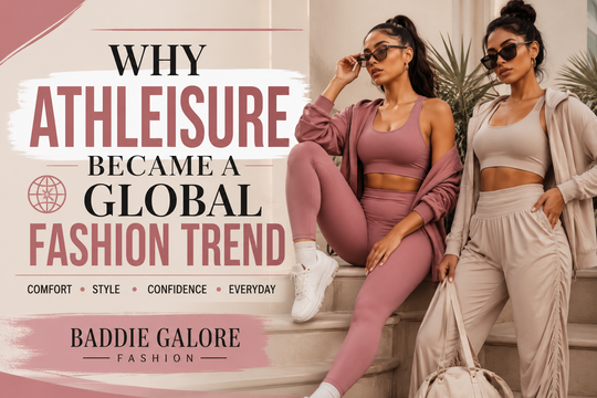 Athleisure fashion trend showcasing a stylish matching workout set, highlighting why Athleisure has become a global fashion trend.