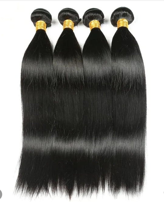 Premium Human Hair Extensions by Baddie Galore Fashion, showcasing soft texture and natural luster, perfect for styling and lasting up to two years.