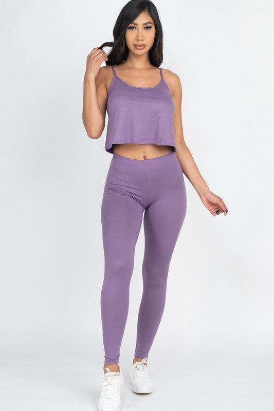 Cozy Cami Top&Leggings Set