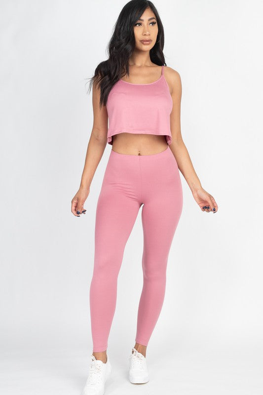 Cozy Cami Top&Leggings Set