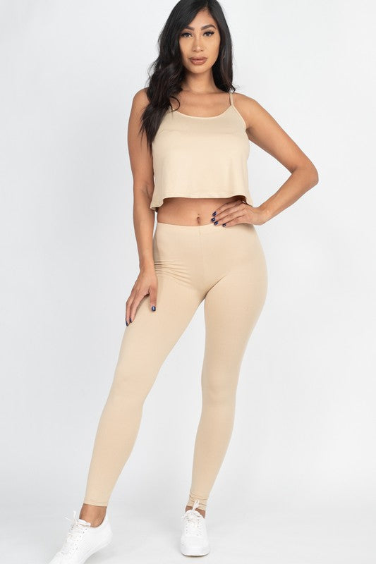 Cozy Cami Top&Leggings Set