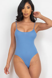 Women's Ribbed Cami sexy bodycon sleeveless Bodysuit