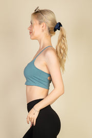 Criss Cross Back Sports Bra For Work Out