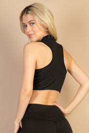 High Neck Sleeveless Top