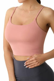 Adjustable Strap Removable Pads Sports Bra