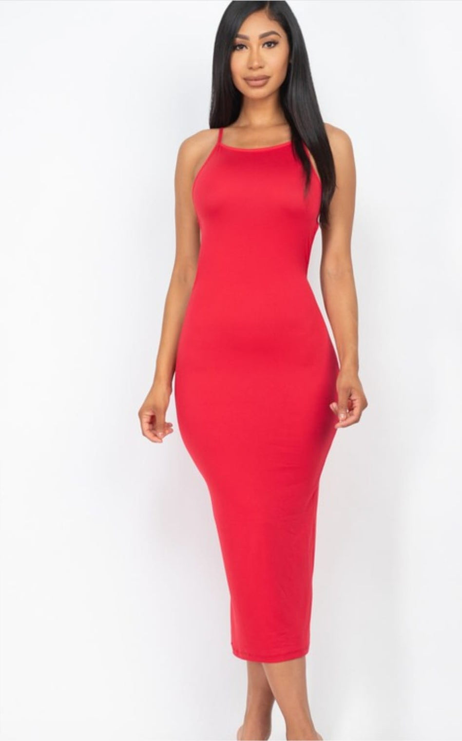 Open Back Crisscross Cut out Maxi Dress