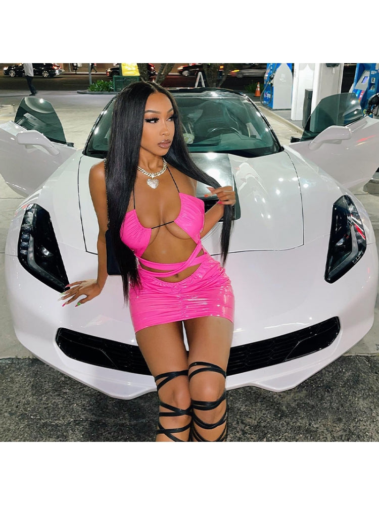 Pink Kisses Mini Dresses