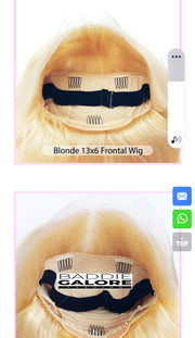 613 Blonde 28 Inch HD Lace Frontal Body Wave Human Hair Wigs