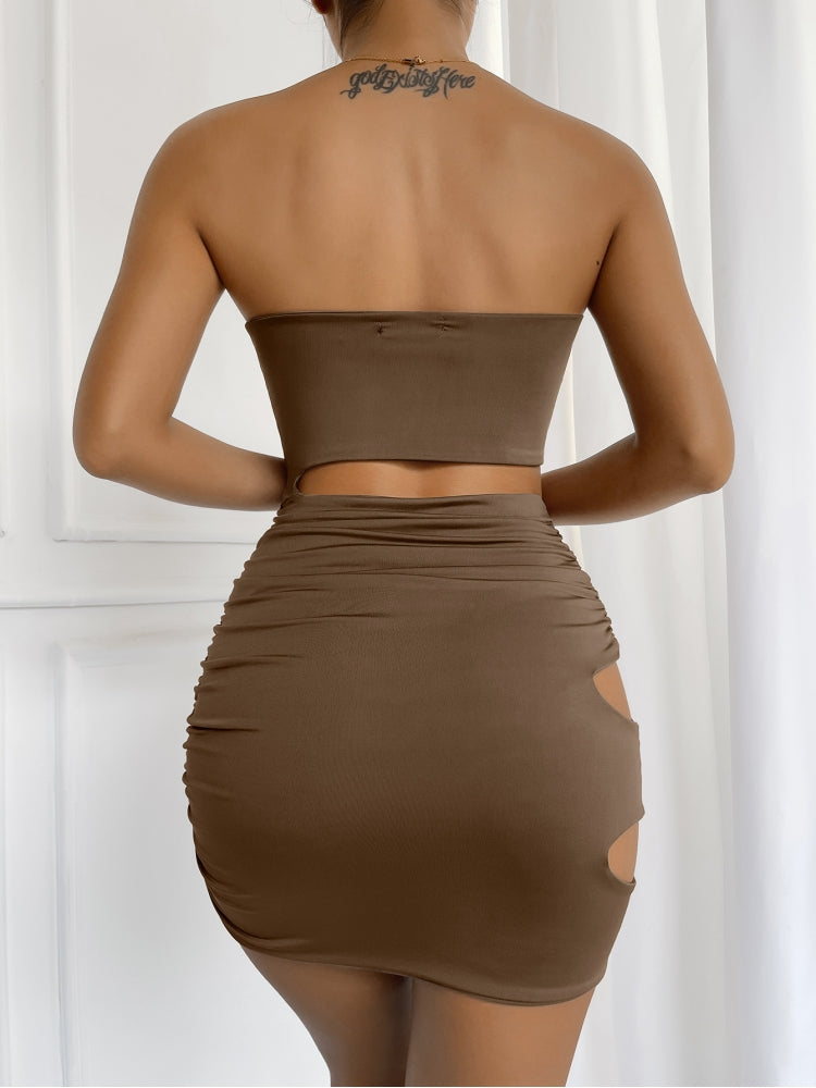 Neutral Grounds Mini Dresses