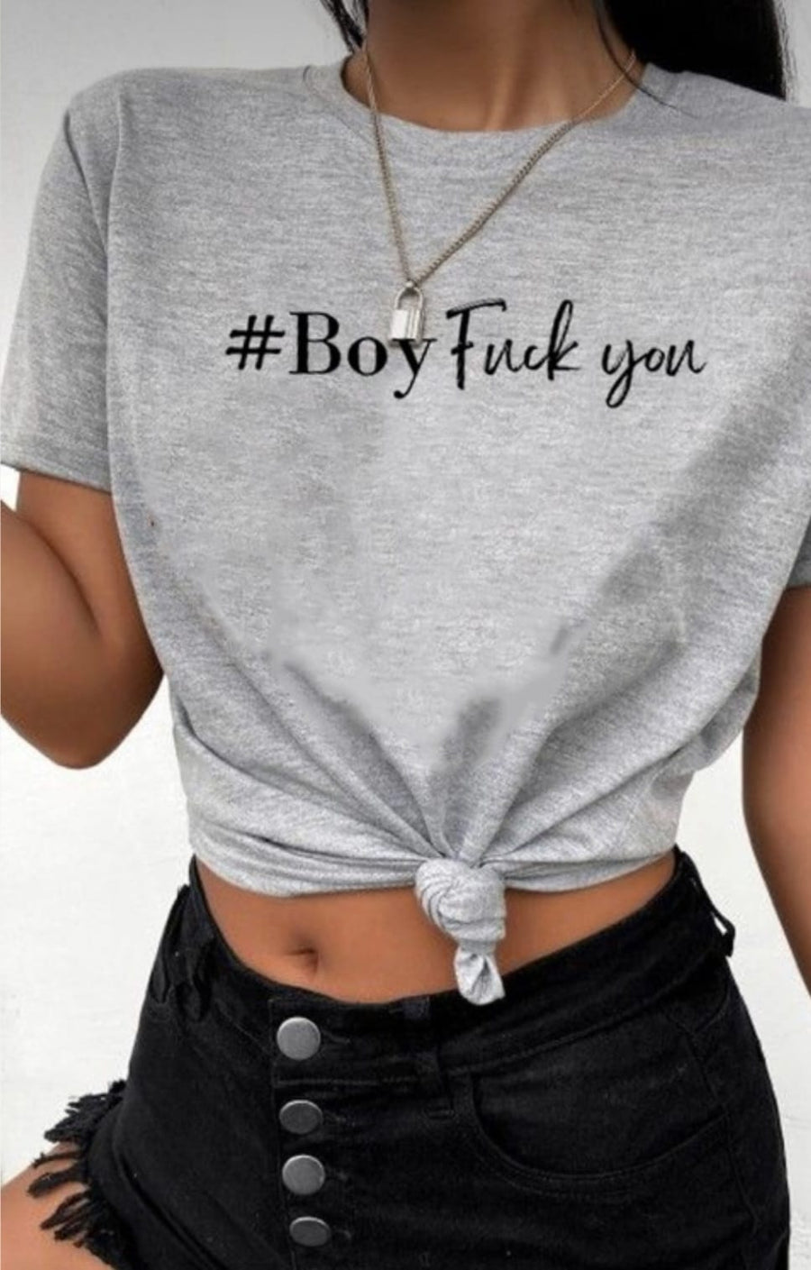 FBF GREY GRAPHIC TEE