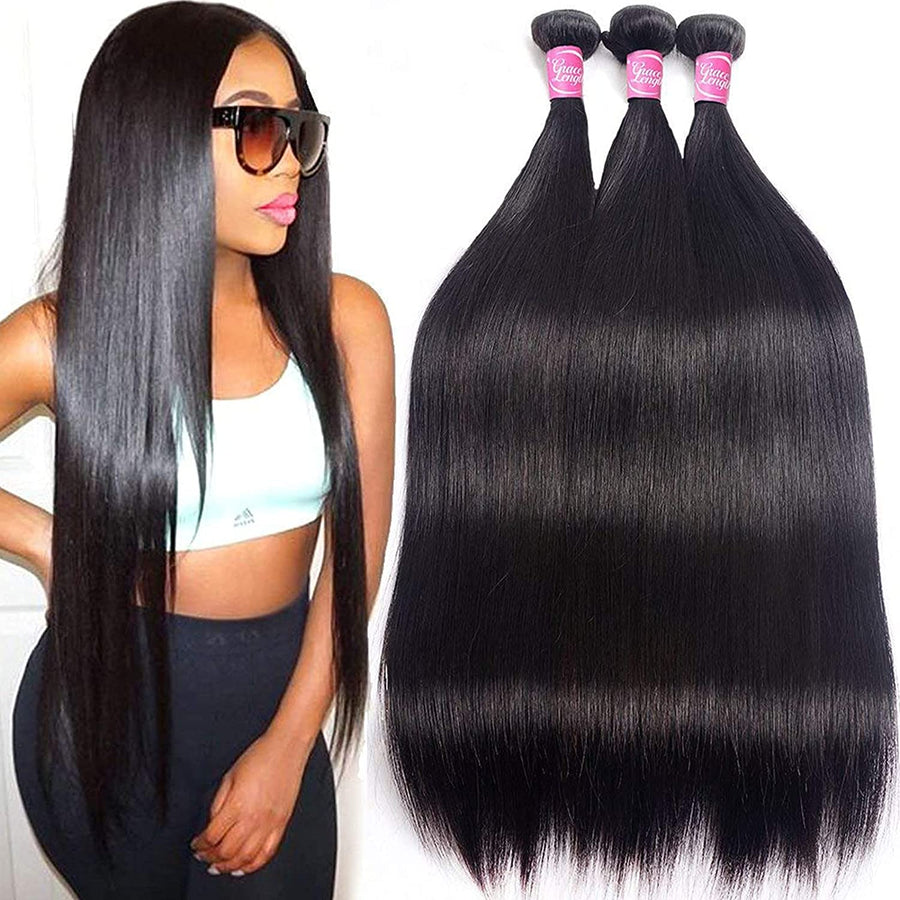 Silky Straight Mink Grade 10A Human Hair Single Bundles