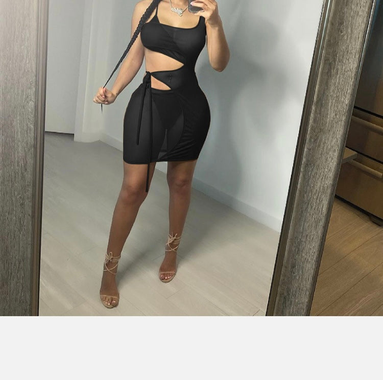 Gauze Camisole Bodycon Dress