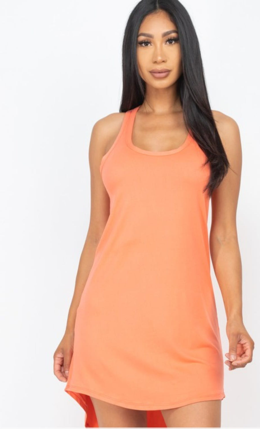 Loose Fit Tank Tunic Mini Dress