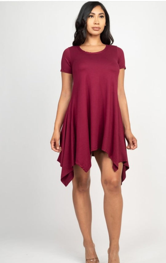 Asymmetrical Trapeze Dress