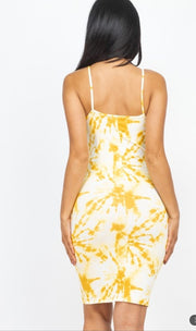 Tie-Dye Bodycon Dresses