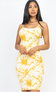 Tie-Dye Bodycon Dresses