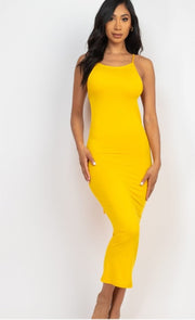 Open Back Crisscross Cut Out Maxi Dresses