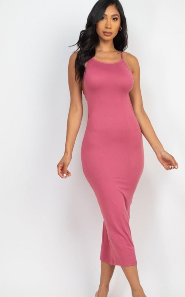 Open Back Crisscross Cut Out Maxi Dresses