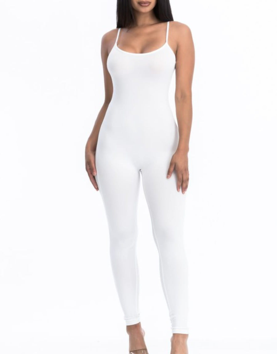 Sexy And Modest Solid Body Con Jumpsuit
