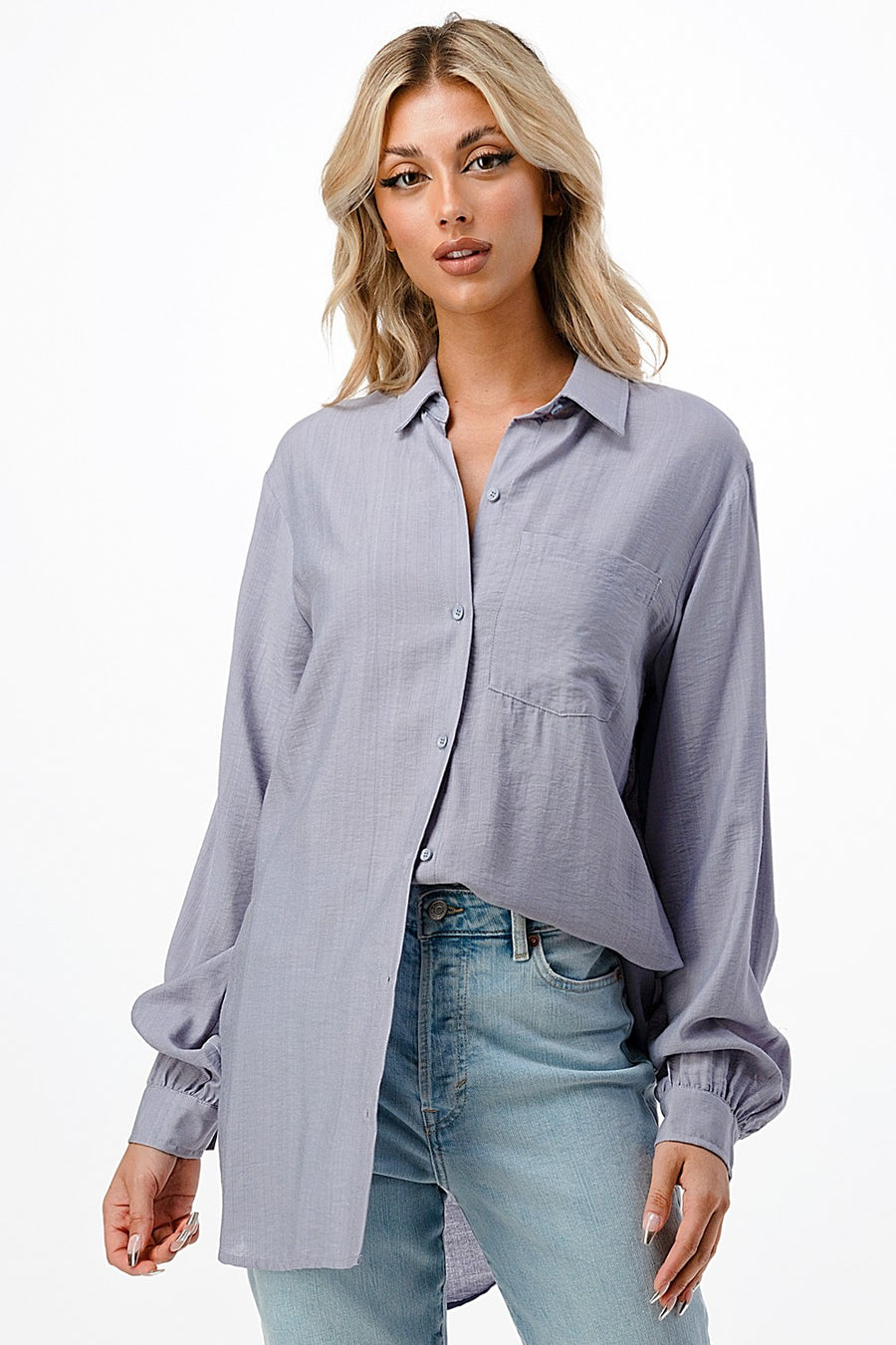 WOMEN's BOYFRIEND BUTTON DOWN SHIRTS