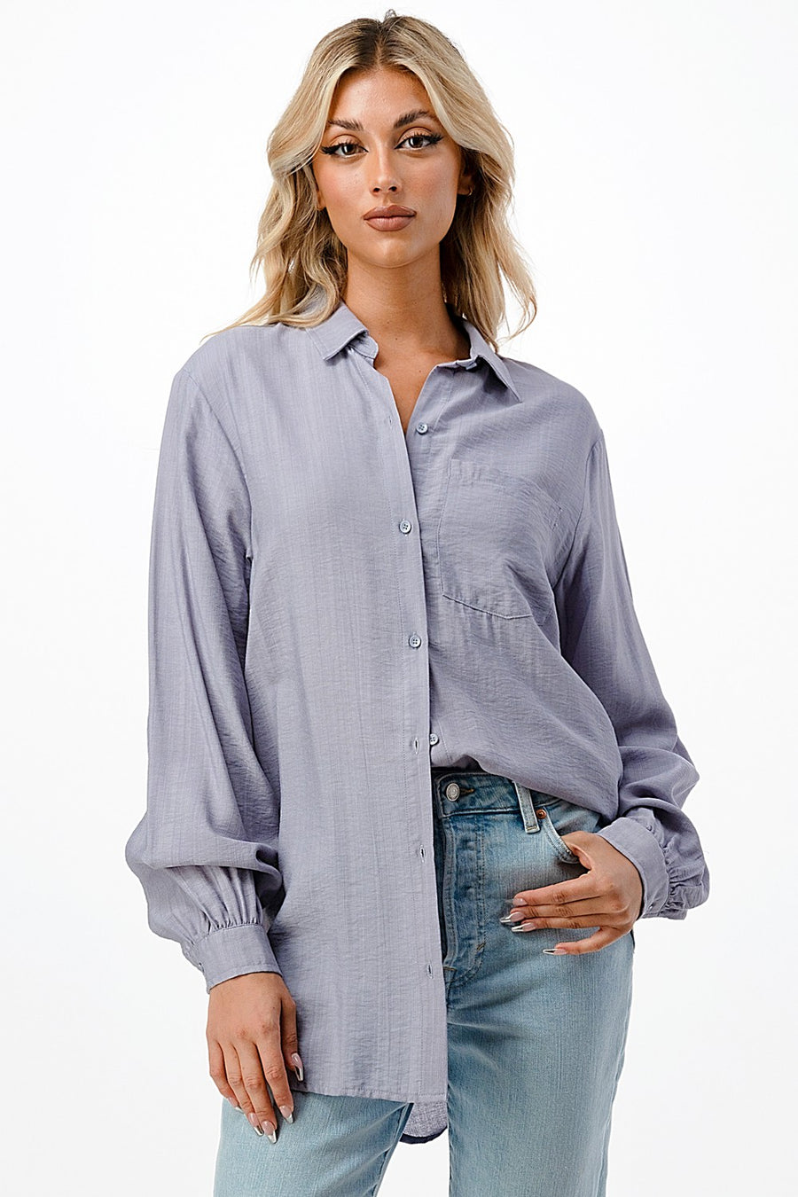 WOMEN's BOYFRIEND BUTTON DOWN SHIRTS