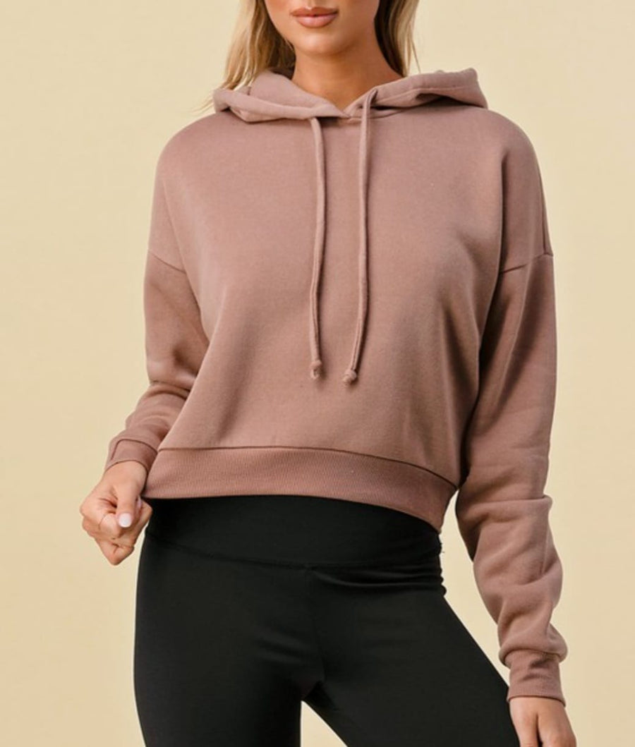 New Girl Long Sleeve Solid Coloured Hoodies