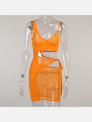 Gauze Camisole Bodycon Dress
