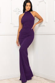 CYNTHIA FLOWER BACK MERMAID MAXI DRESS
