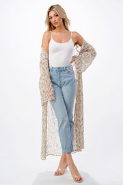 Flattering Kimono PRINTED LONG DUSTER