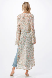 Flattering Kimono PRINTED LONG DUSTER