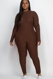 Sweet Lady Mock Neck Jumpsuit
