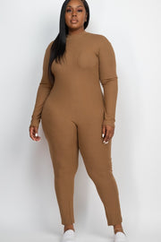 Sweet Lady Mock Neck Jumpsuit