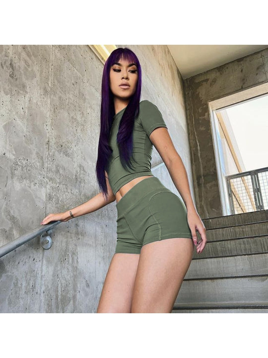 I Run It Active Shorts Sets