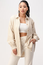 OVERSIZE CORDUROY SHIRT JACKETS