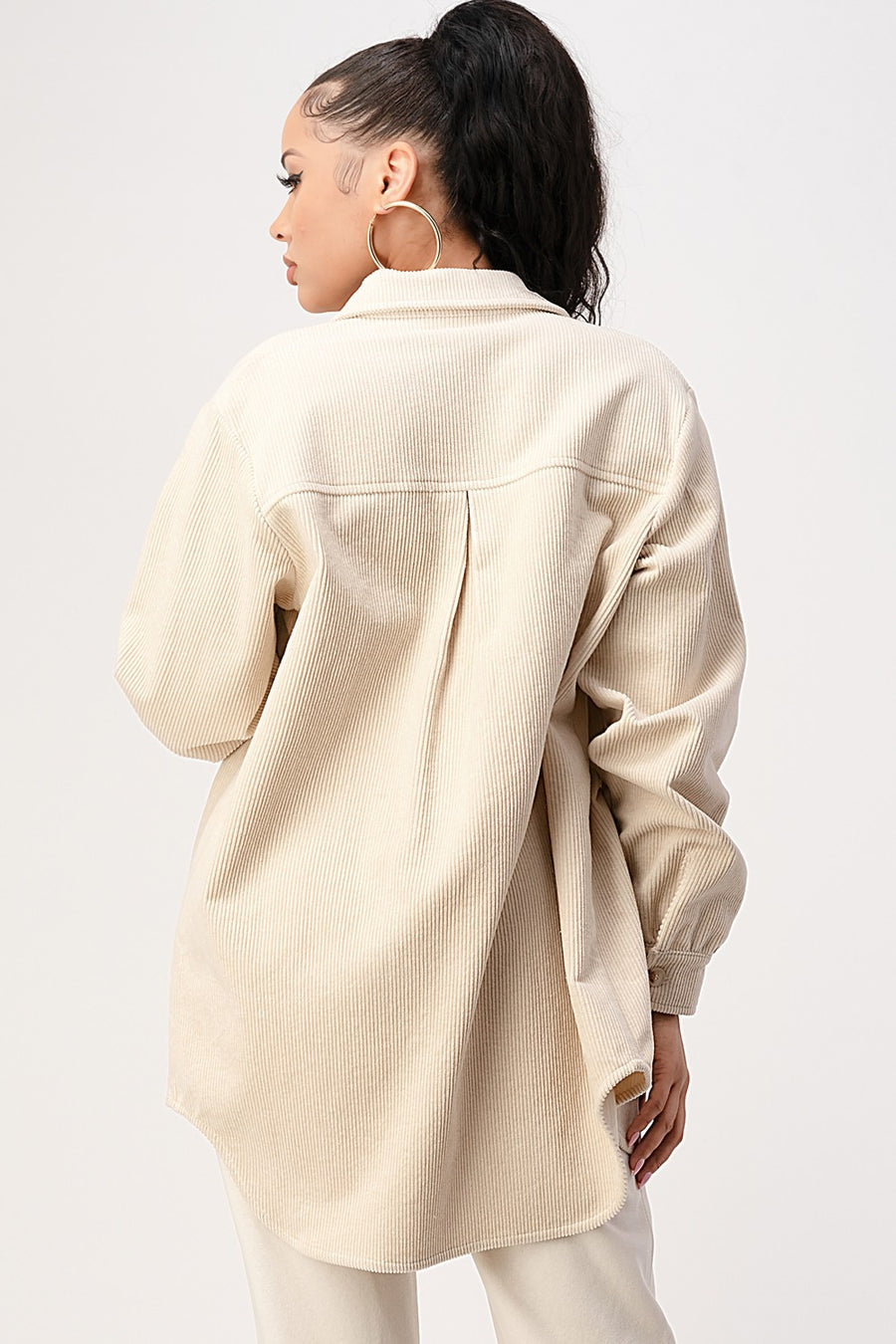 OVERSIZE CORDUROY SHIRT JACKETS